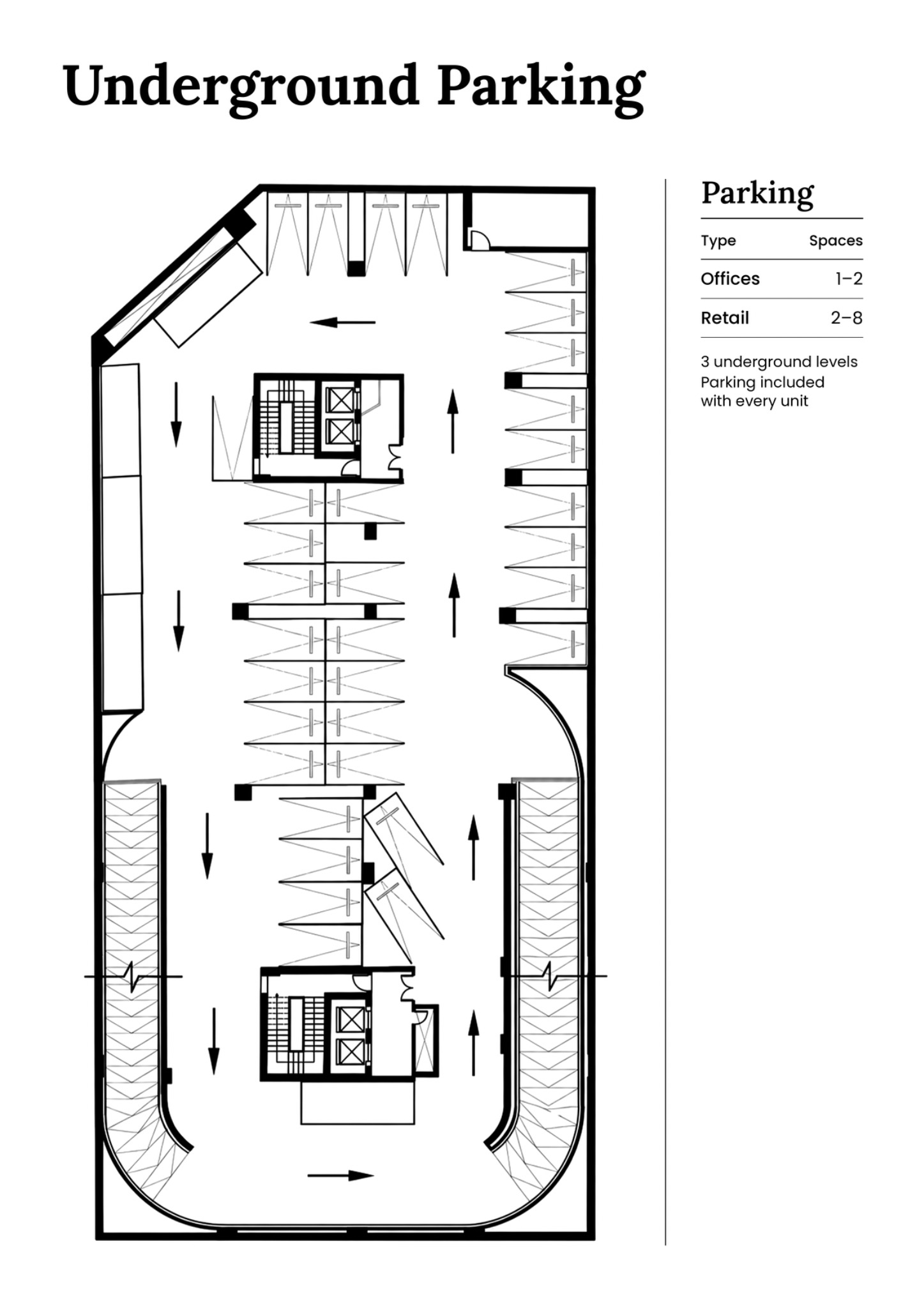 iTower basement parking plan